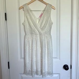 MiaoMiao Juniors Sleeveless Dress White L